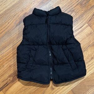 Zara Kids Black Puffer Vest - 18/24 months